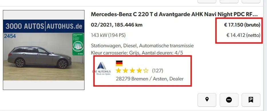 Importeren uit Duitsland